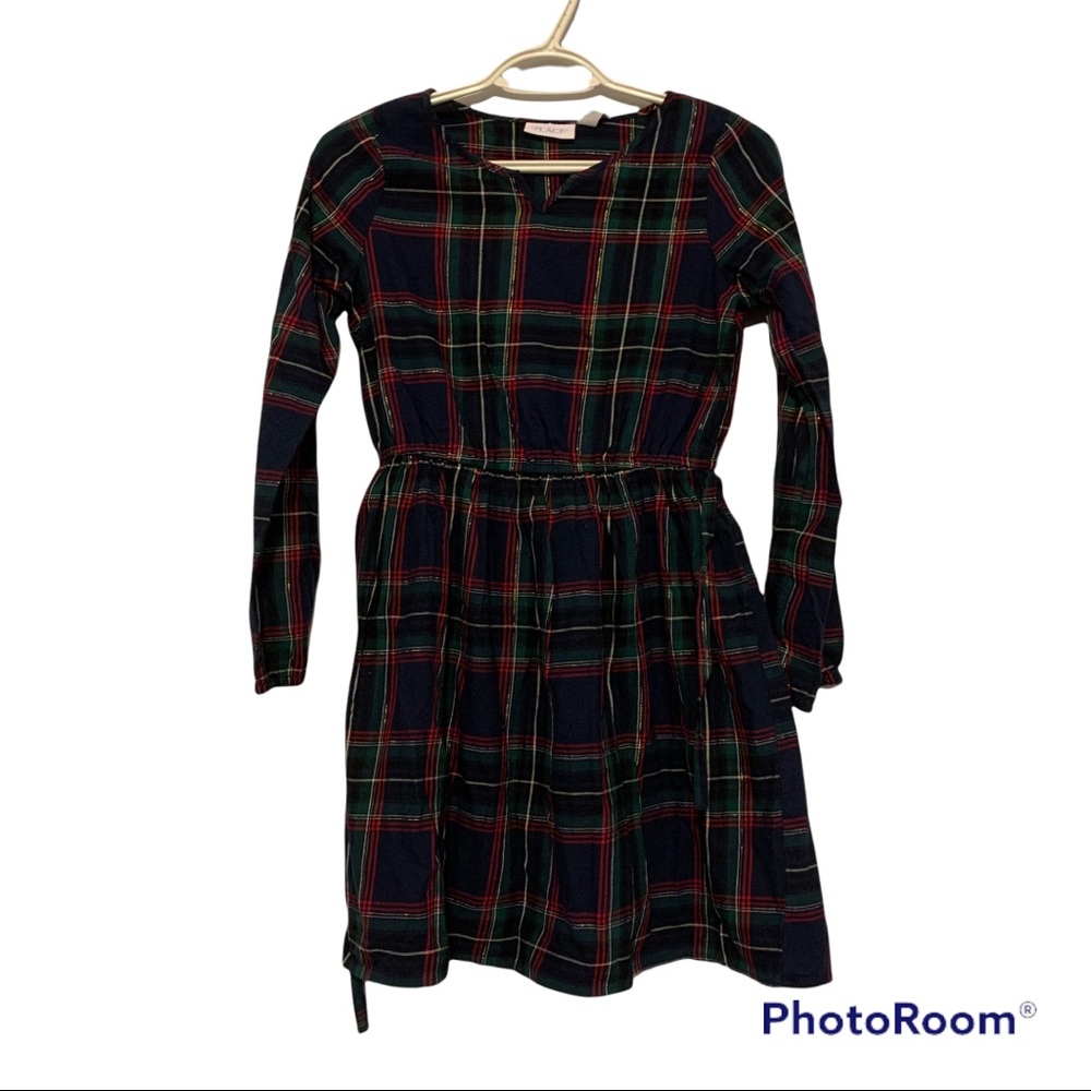 NWT- Children’s Place- Christmas Plaid Dress- Sz-L